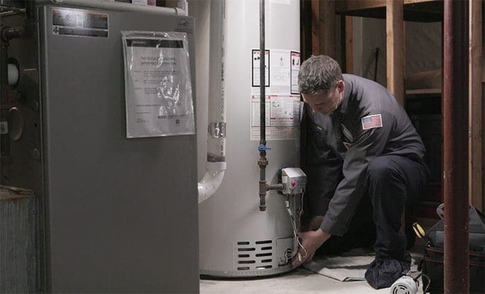 Water heater installation